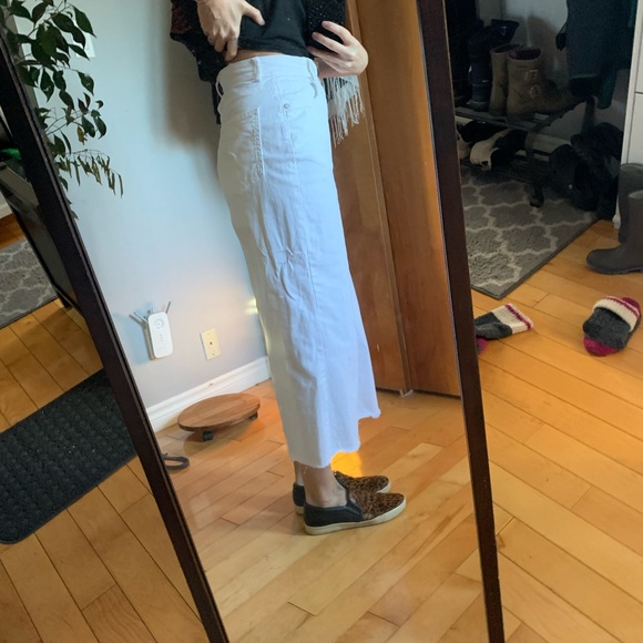 United Color’s of Benetton white wide leg jeans - Picture 2 of 9